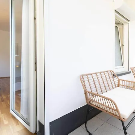 Apartment 50 M Rhein - 6 Personen - Stadt - Sunset Balkon *